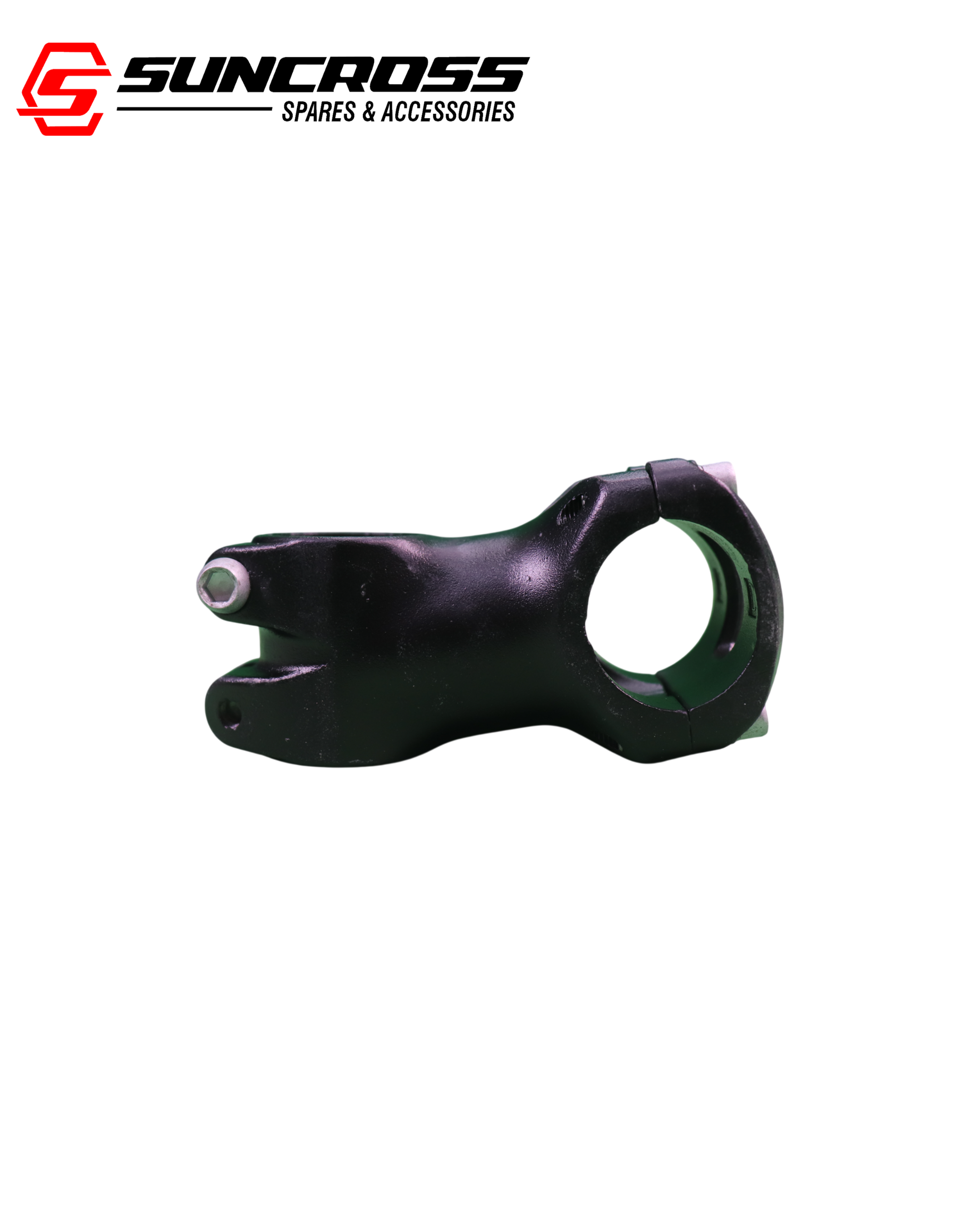 Black Alloy Bicycle Handle Stem 31.8mm 60mm